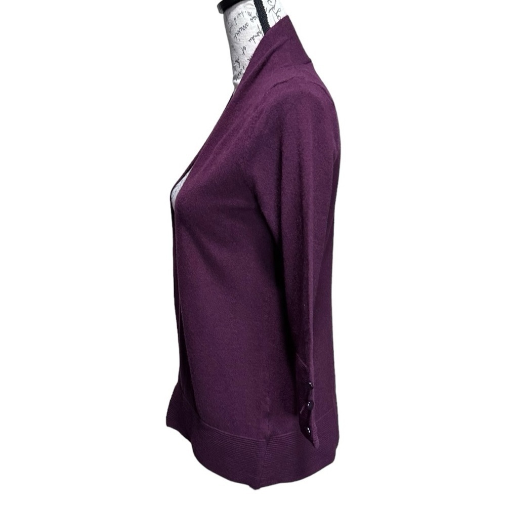 Evolution Burgundy Cardigan Size XS NWT - Picture 3 of 8